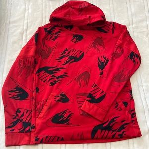 Nike dri-fit overall logo sweater youth